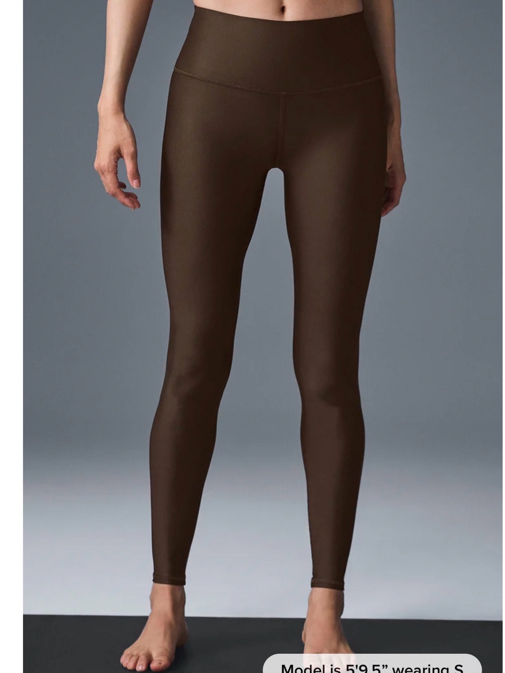 Alo High Waisted Airlift legging (espresso)